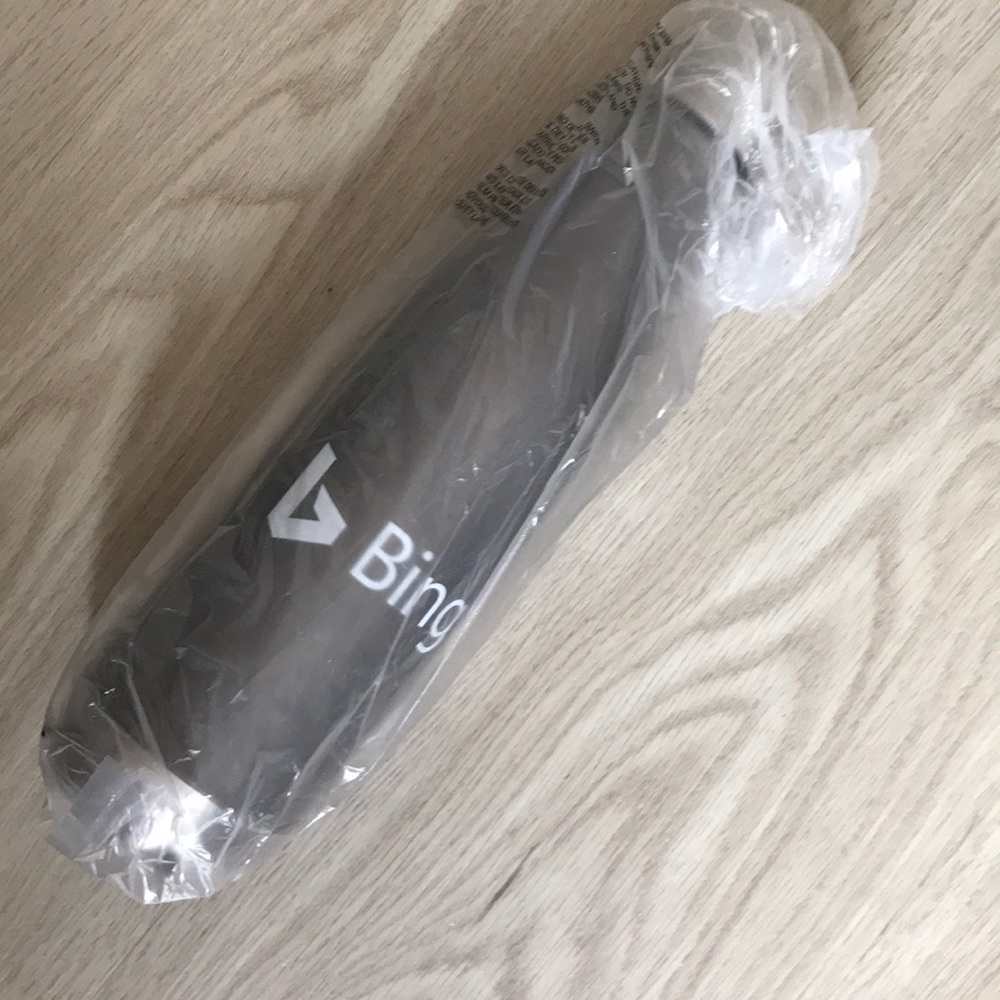 Insulated water bottle with Microsoft Bing brand